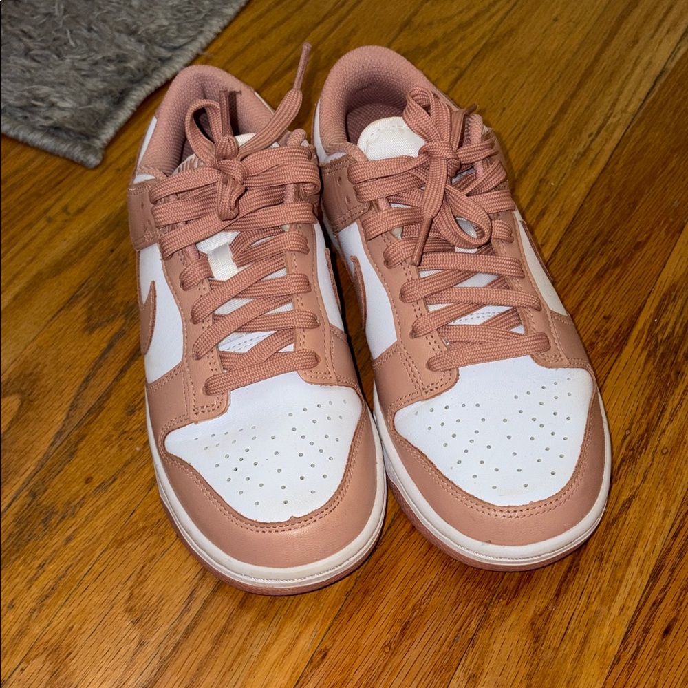 Nike Tan and White Sneakers